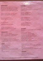 East Harbour menu