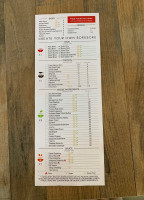 Les Caprices De Julie menu