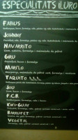 Mm Beer And Food menu