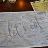 Café Honky Tonk Carte