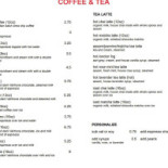 Café Lion D 'or Carte