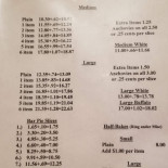 Borgo Antico Cardápio