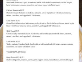 Wok 'san Xin' Maasdijk menu