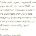 De Witte Juffer Cardápio