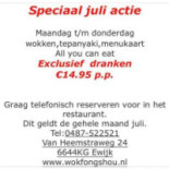 Wok Specialiteiten Ewijk Carte