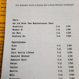 Finch Gastrobar Carte