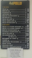 Kattukkerzandt menu