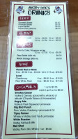 “dock Of The Bay” menu