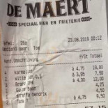 Café De Maert Carte