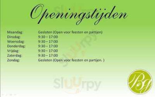 Jobs Koffiekamer menu