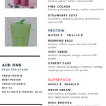 Camping Zon Zee Taveerne Carte