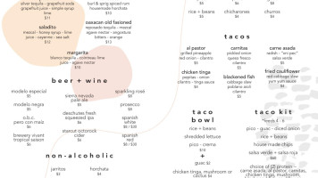 Somm menu