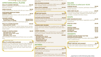Chanena Thai menu