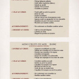 La Cucaracha Speisekarte