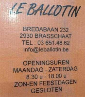 Bovis menu