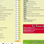 Aux Marronniers Carte