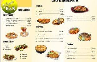 Escabeche menu