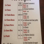 't Pandreitje Speisekarte