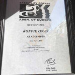 Onan Coffee Tea Carte