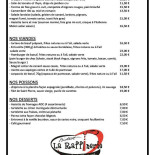 Prohibition Bar Restaurant Carta