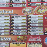 Zain Shaam Speisekarte