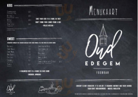 Oud-edegem menu