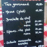 La Truite Gourmande Carte