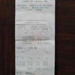 Chalet De La Pede Carta