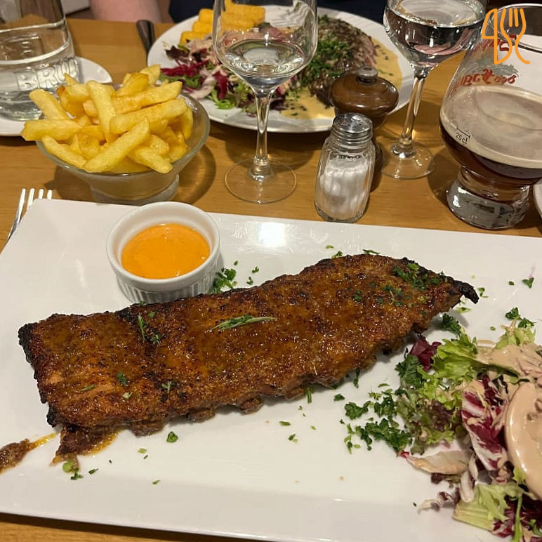 Au Stekerlapatte Comida