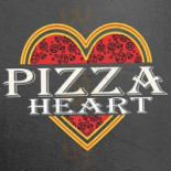 Pizza Burger Heart Logo