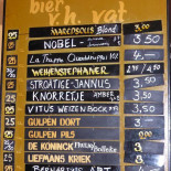 Café 't Moortgat Carte