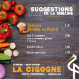 La Cigogne Taverne Carte