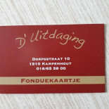 D'uitdaging Carte