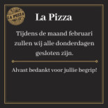 La Pizza Carte