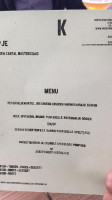 Kruidtuin menu