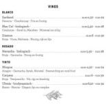 Tapasbar La Malcontenta Carte