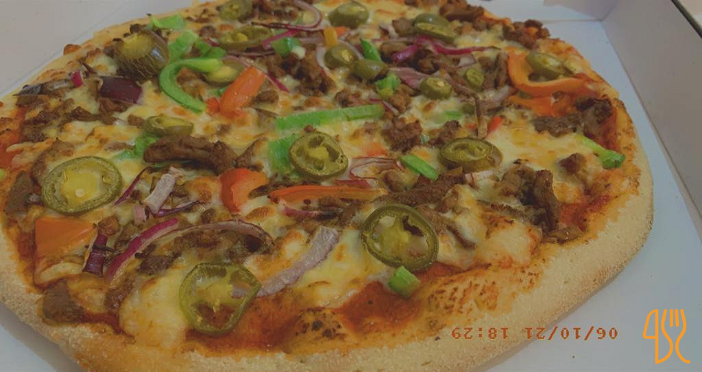 Pizza Burger Heart Nourriture