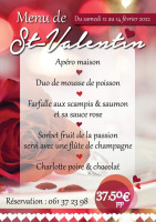 La Grande Bleue menu