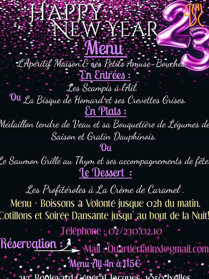 Le Quartier Latin Carte