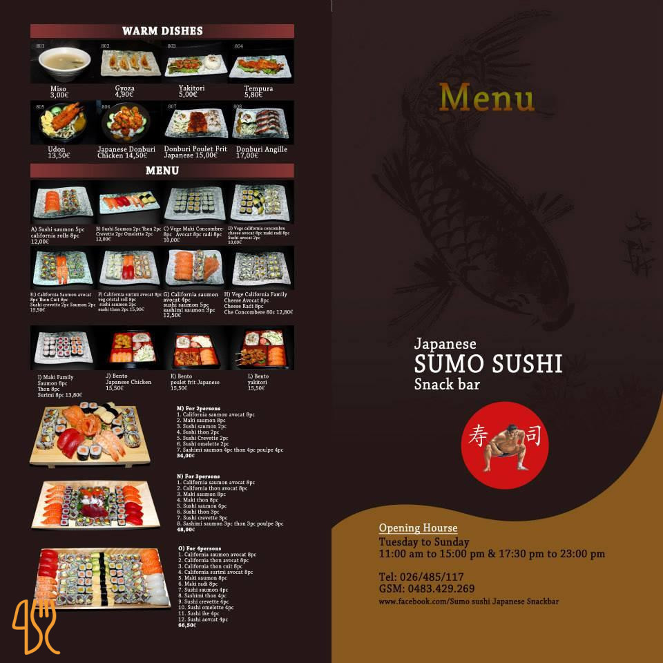 Sumo Sushi Carte
