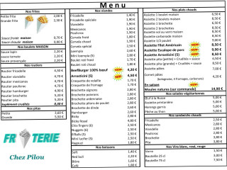 Friterie Chez Pilou Herstal