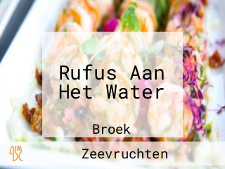 Rufus Aan Het Water