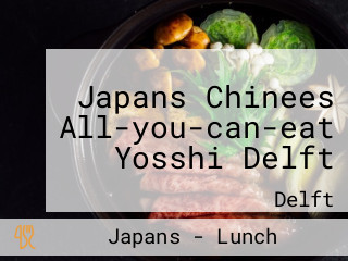 Japans Chinees All-you-can-eat Yosshi Delft