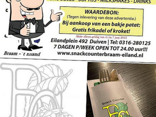 Snackcounter Braam `t Eiland